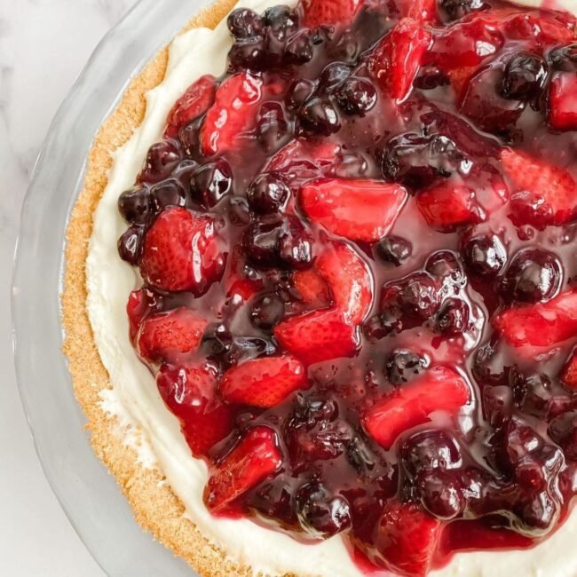 Marium Hosein - Lemon Berry Cream Pie