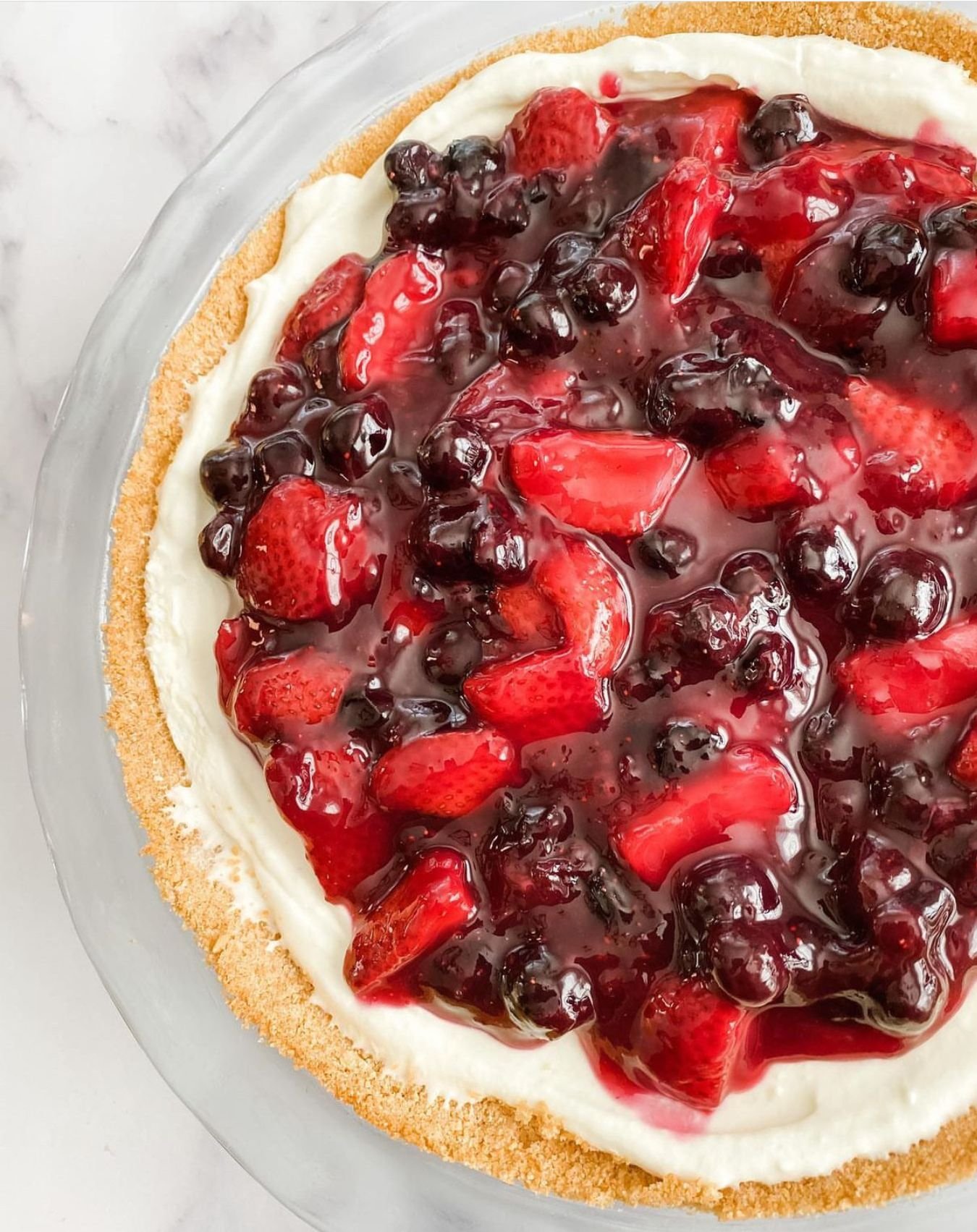 Lemon Berry Cream Pie - Marium Hosein | Food & Lifestyle Blog