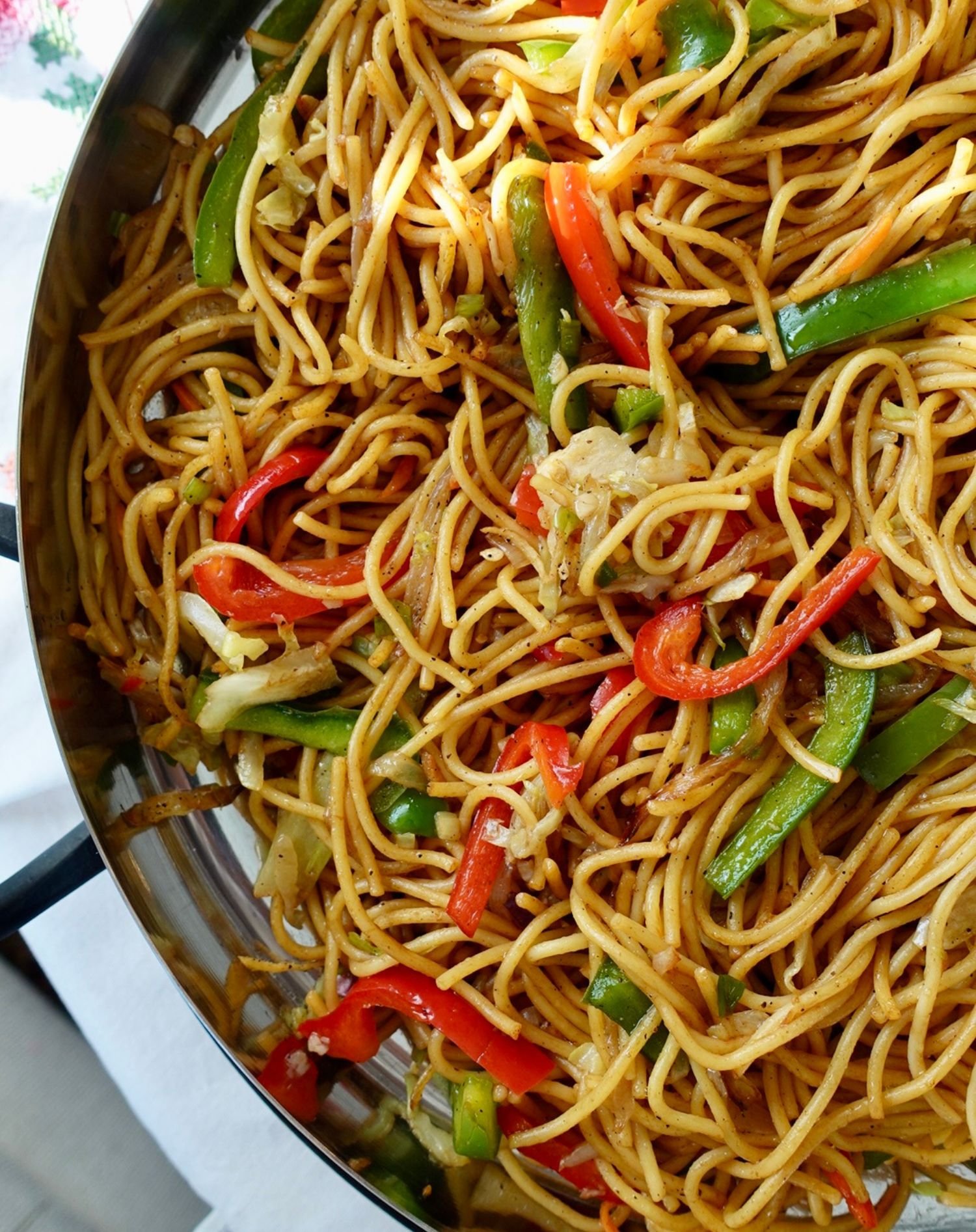 Pan Fried Noodles  - Marium Hosein | Food & Lifestyle Blog